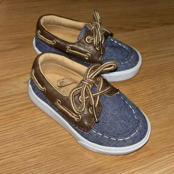 JANIE AND JACK BOY’S BOAT SHOES - Picture 3 of 6